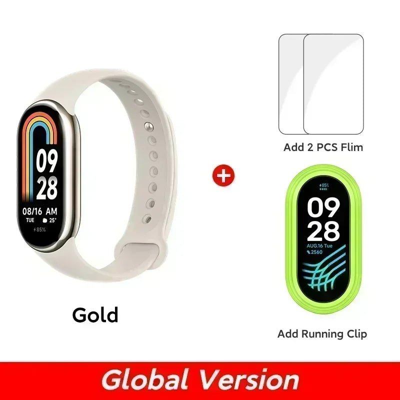 Global Version Xiaomi Band 8 1.62'' AMOLED Ultra Long Battery Life 16 Days Smart Bracelet 150+ Sport Modes - TrendoZone