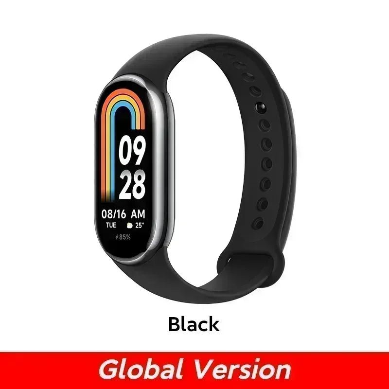 Global Version Xiaomi Band 8 1.62'' AMOLED Ultra Long Battery Life 16 Days Smart Bracelet 150+ Sport Modes - TrendoZone