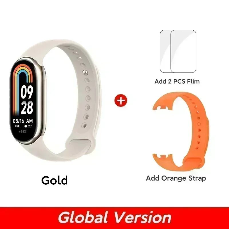 Global Version Xiaomi Band 8 1.62'' AMOLED Ultra Long Battery Life 16 Days Smart Bracelet 150+ Sport Modes - TrendoZone