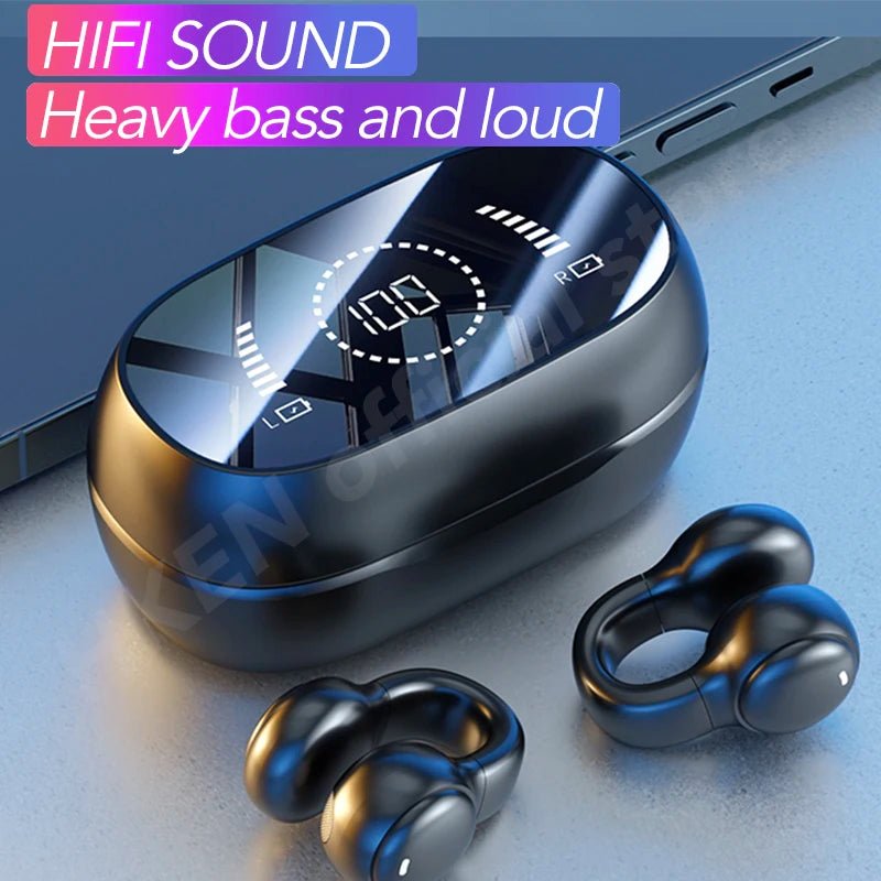 High Quality Bone Conduction Wireless Headphones Bluetooth Gaming Headsets Noise Canceling Sport Earphones - TrendoZone