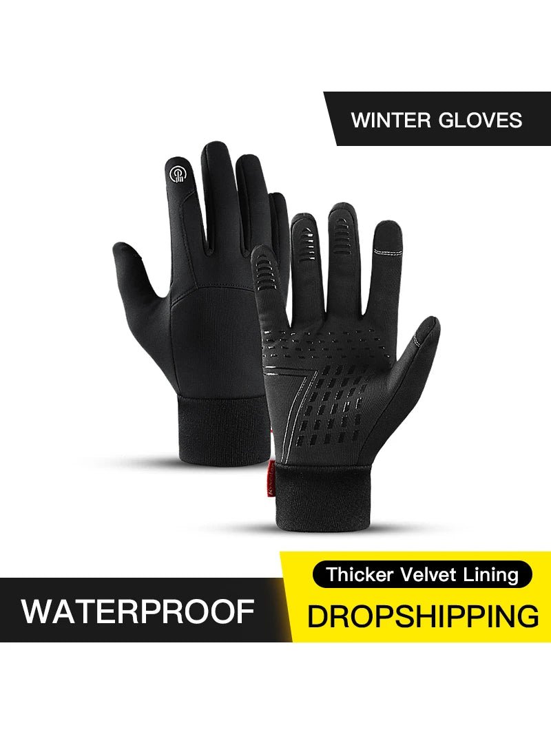 Hot Sale Winter Outdoor Sports Running Gloves, Warm Touch Screen Full Finger Gloves - TrendoZone