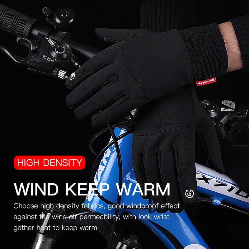 Hot Sale Winter Outdoor Sports Running Gloves, Warm Touch Screen Full Finger Gloves - TrendoZone