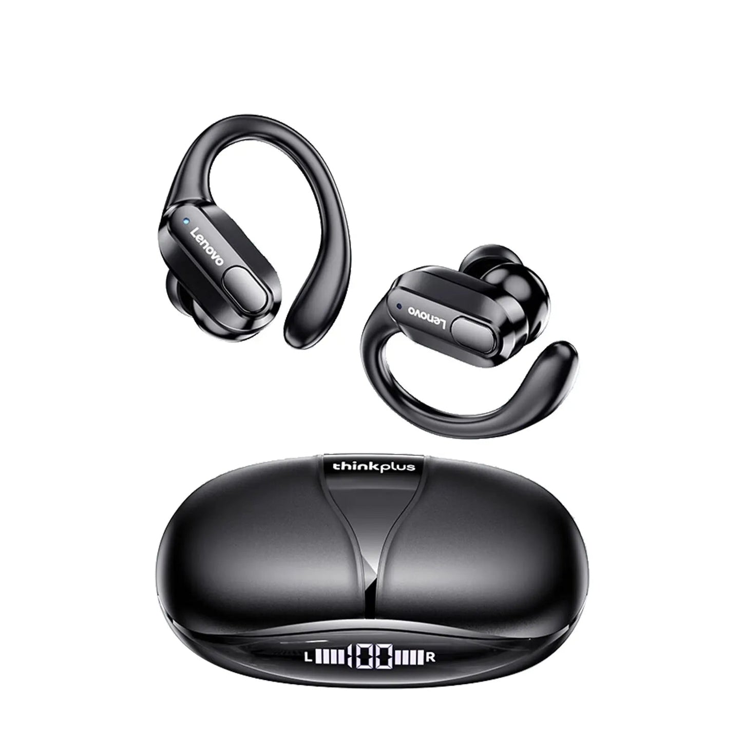 Lenovo XT80 Bluetooth 5.3 Headphones, with Mics, Button Control, LED Power Display, Hifi Stereo Sound - TrendoZone