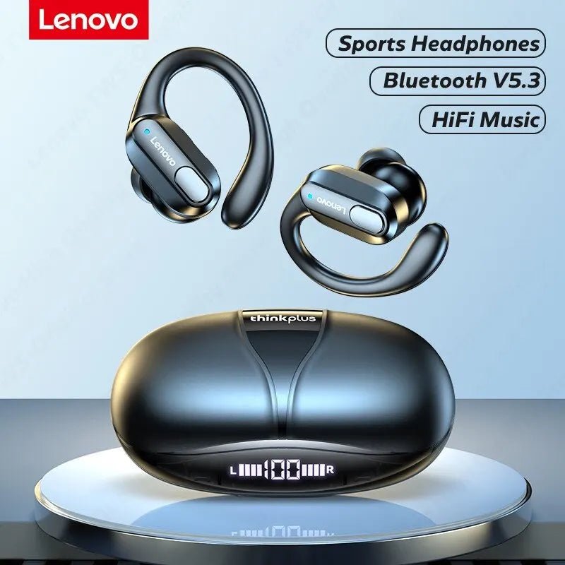 Lenovo XT80 Bluetooth 5.3 Headphones, with Mics, Button Control, LED Power Display, Hifi Stereo Sound - TrendoZone