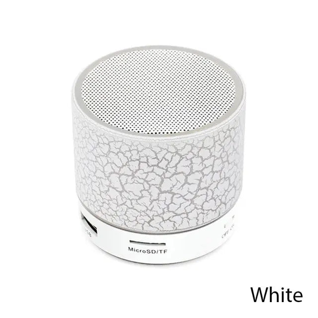 Mini Wireless Bluetooth Speaker with Colorful LED, TF Card and USB - TrendoZone