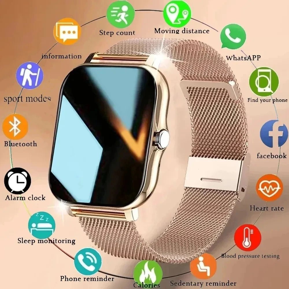 PENGAGAR Smart Watch for Women and Men, Full Touch Screen, Sport Watches - TrendoZone