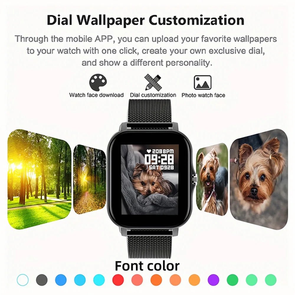 Smart Watch Android Phone 1.44" Color Touch Screen - TrendoZone