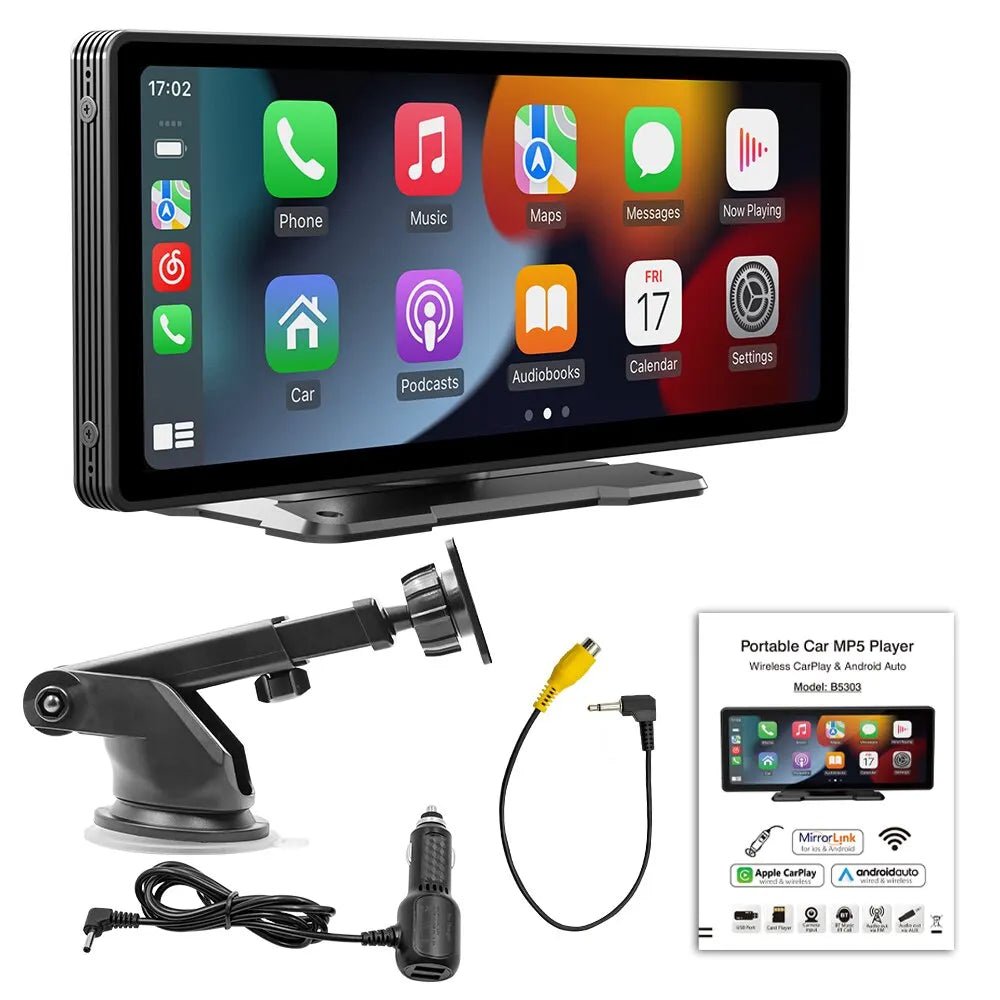 Universal 10.26” Car Screen, Radio Multimedia, Video Player, Wireless CarPlay or Android - TrendoZone