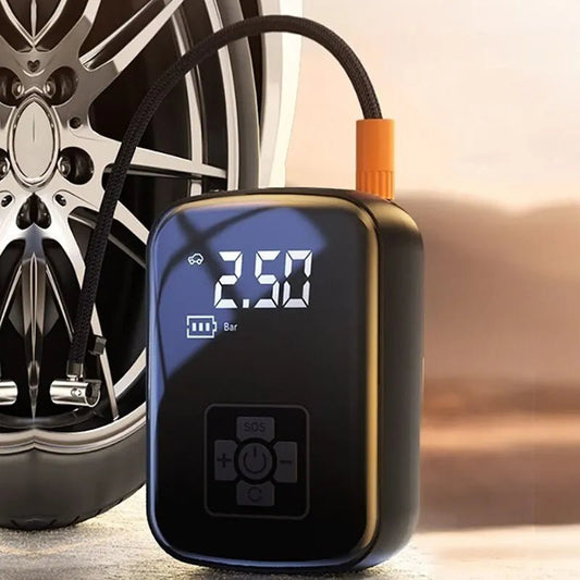 Wireless Air Compressor for Car Tyre, Motorcycle, Bicycle and more - TrendoZone