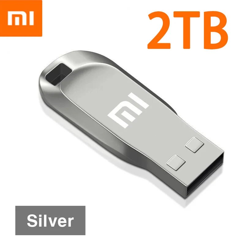 Xiaomi 128GB, 512GB, 1TB, 2TB USB 3.0 Flash Waterproof Metal Drive - High-Speed Transfer Storage Memory - TrendoZone