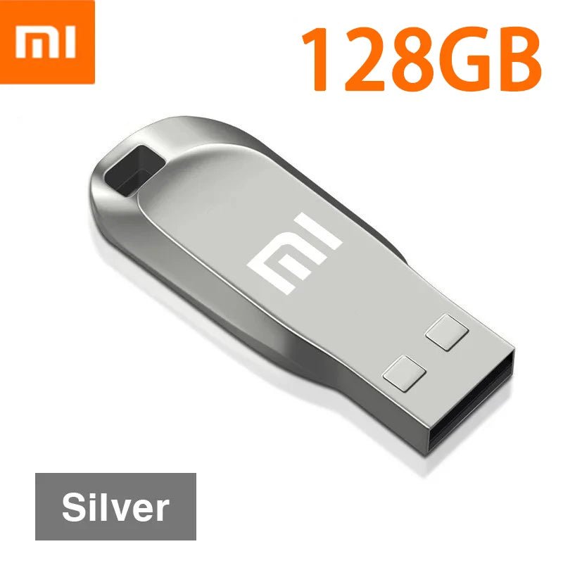 Xiaomi 128GB, 512GB, 1TB, 2TB USB 3.0 Flash Waterproof Metal Drive - High-Speed Transfer Storage Memory - TrendoZone