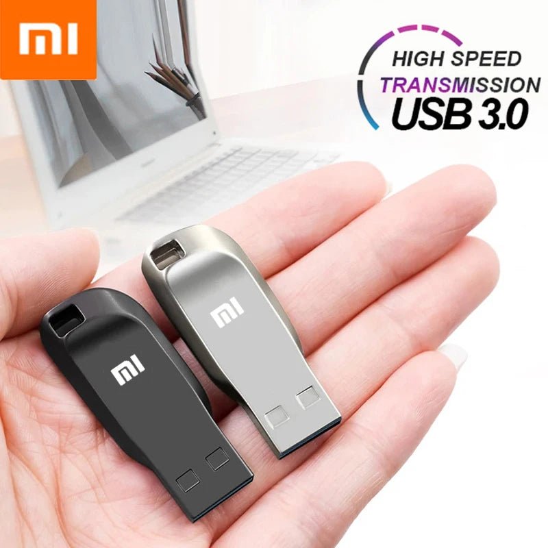 Xiaomi 128GB, 512GB, 1TB, 2TB USB 3.0 Flash Waterproof Metal Drive - High-Speed Transfer Storage Memory - TrendoZone