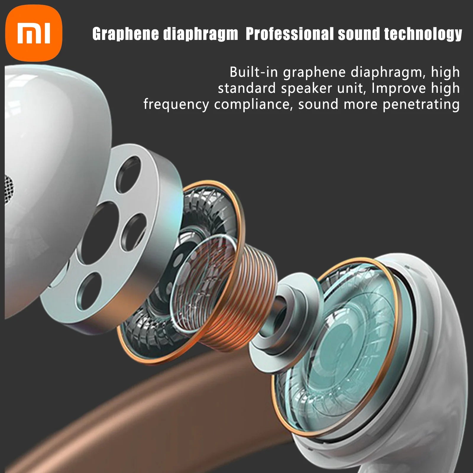 XIAOMI AP05 True Wireless Earphone Buds5 HIFI Stereo Sound Bluetooth5.3 with Mic, for Android and iOS - TrendoZone