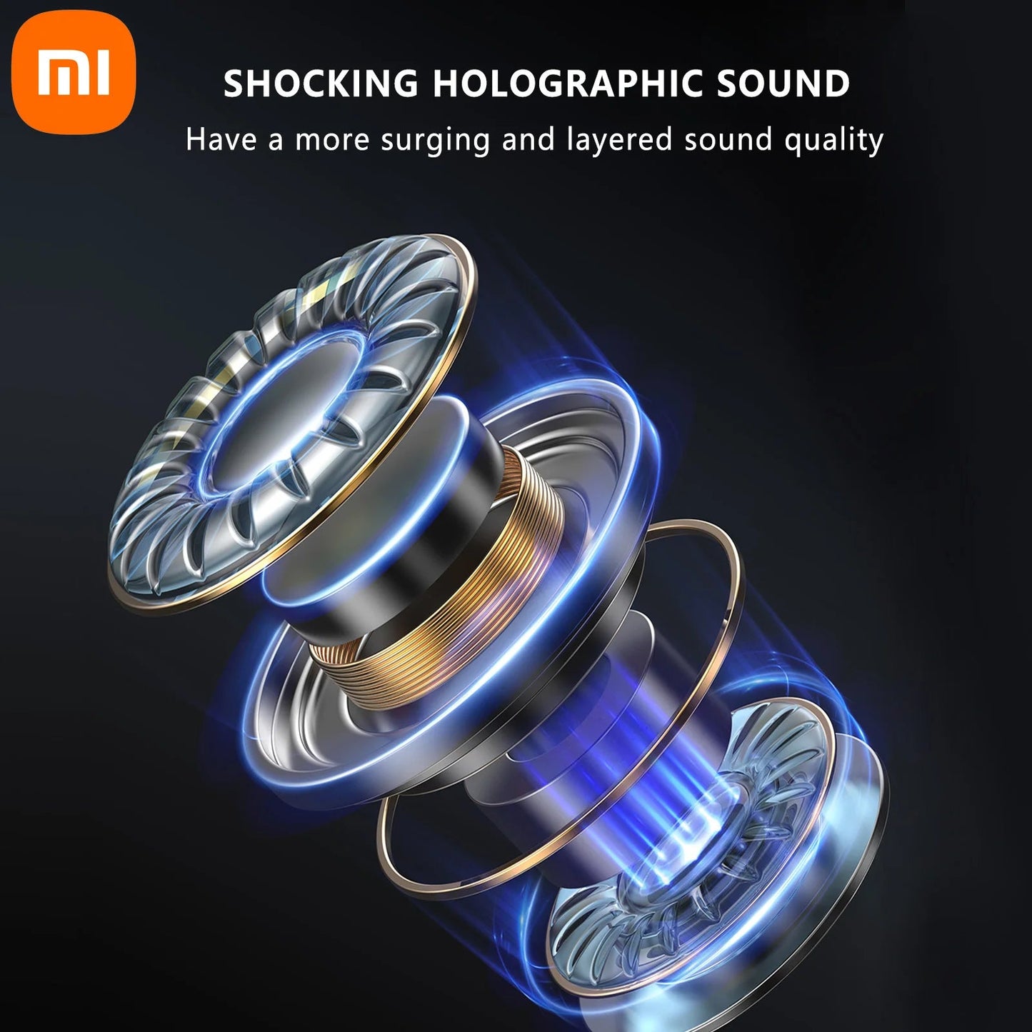 XIAOMI AP05 True Wireless Earphone Buds5 HIFI Stereo Sound Bluetooth5.3 with Mic, for Android and iOS - TrendoZone