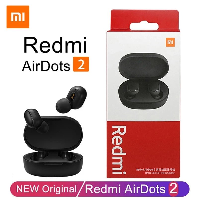 Xiaomi Redmi AirDots 2 Wireless Bluetooth Headset with Mic, Bluetooth Earphones - TrendoZone