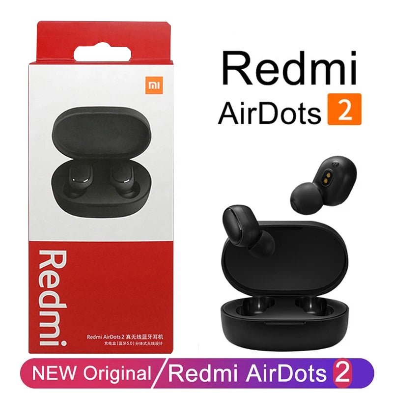 Xiaomi Redmi AirDots 2 Wireless Bluetooth Headset with Mic, Bluetooth Earphones - TrendoZone