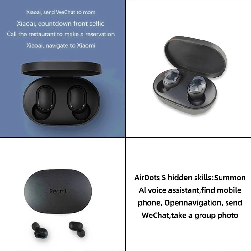 Xiaomi Redmi AirDots 2 Wireless Bluetooth Headset with Mic, Bluetooth Earphones - TrendoZone