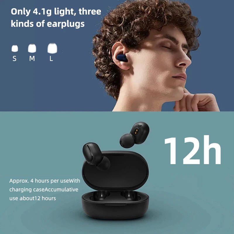 Xiaomi Redmi AirDots 2 Wireless Bluetooth Headset with Mic, Bluetooth Earphones - TrendoZone