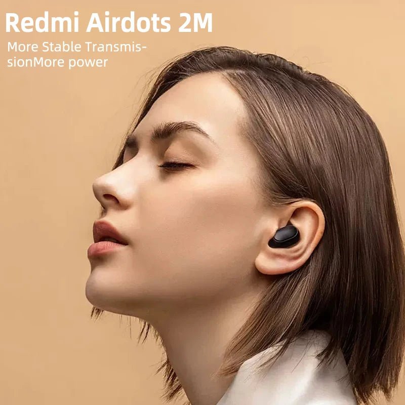 Xiaomi Redmi AirDots 2 Wireless Bluetooth Headset with Mic, Bluetooth Earphones - TrendoZone